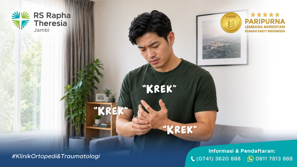 Sering Bunyikan “Krek” Pada Jari?